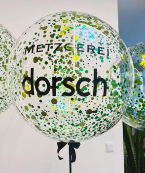 Personalisierter Bubble - Konfettiballon - ca. 60cm